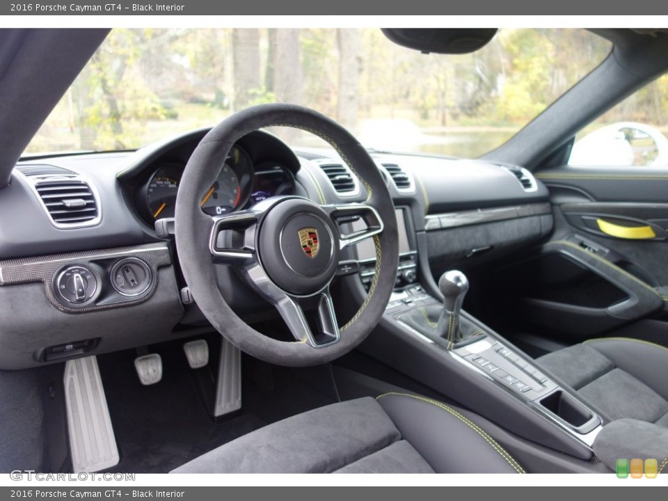 Black 2016 Porsche Cayman Interiors