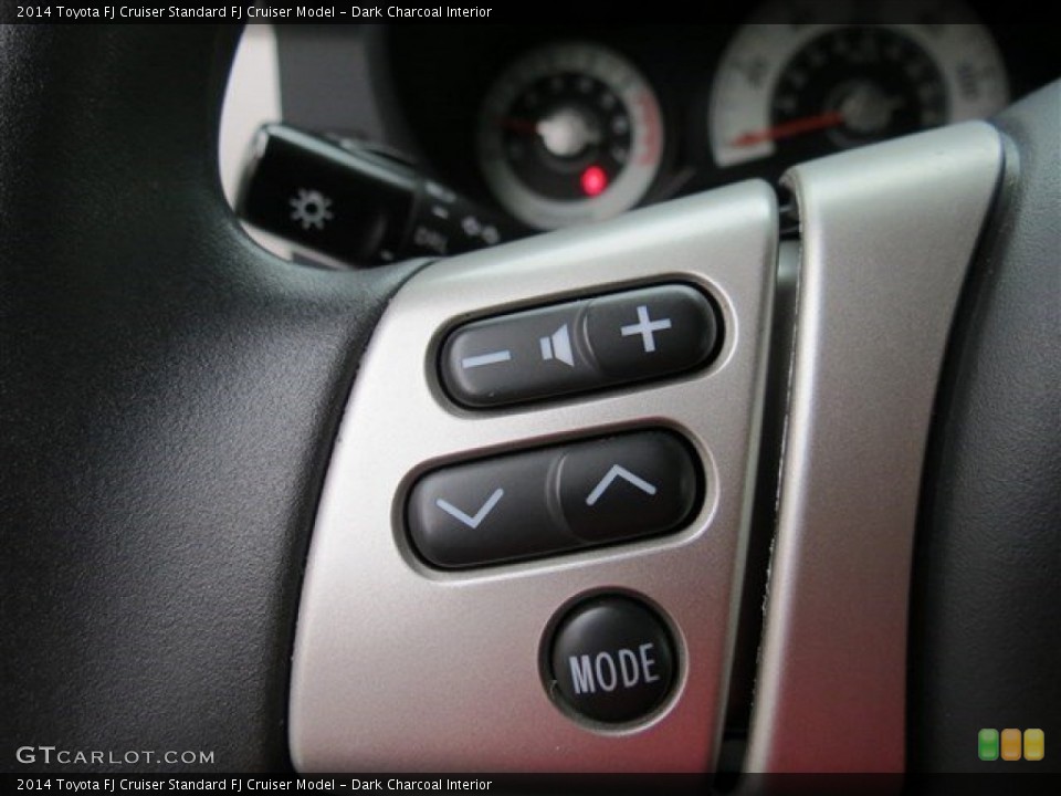Dark Charcoal Interior Controls for the 2014 Toyota FJ Cruiser  #108623973