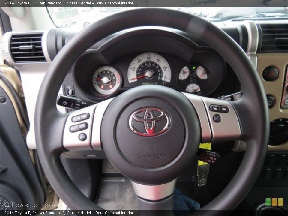 Dark Charcoal Interior Steering Wheel for the 2014 Toyota FJ Cruiser  #108623995
