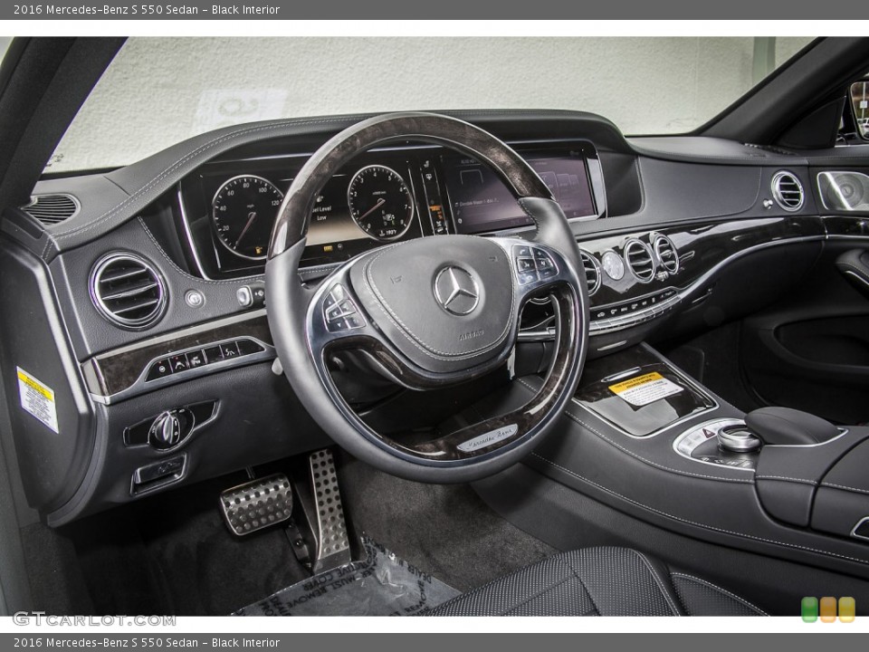 Black Interior Prime Interior for the 2016 Mercedes-Benz S 550 Sedan #108624824