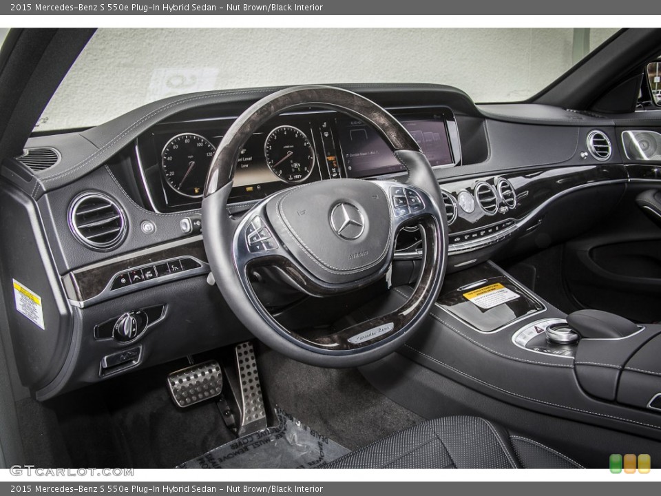 Nut Brown/Black 2015 Mercedes-Benz S Interiors