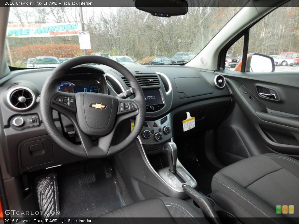 Jet Black Interior Prime Interior for the 2016 Chevrolet Trax LT AWD #108632387