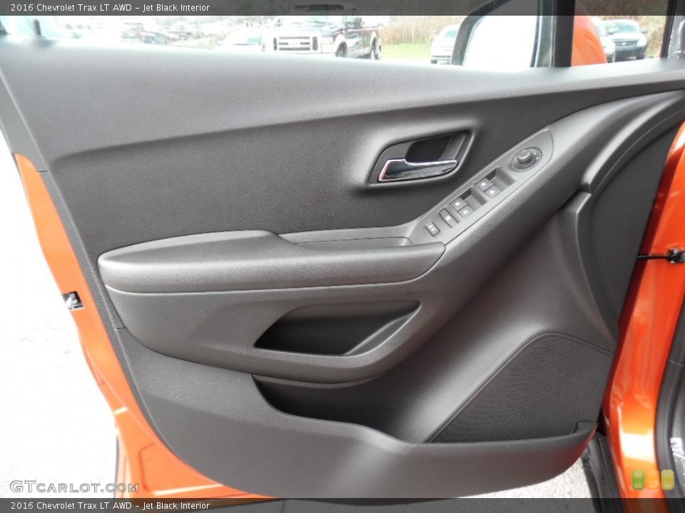 Jet Black Interior Door Panel for the 2016 Chevrolet Trax LT AWD #108632408