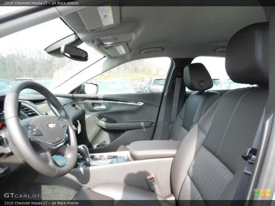 Jet Black Interior Front Seat for the 2016 Chevrolet Impala LT #108634235