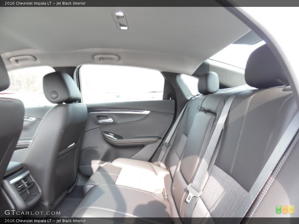 Jet Black Interior Rear Seat for the 2016 Chevrolet Impala LT #108634259