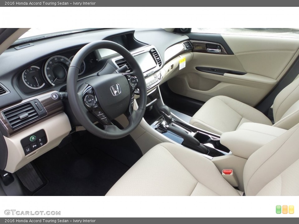 Ivory Interior Prime Interior for the 2016 Honda Accord Touring Sedan #108634275