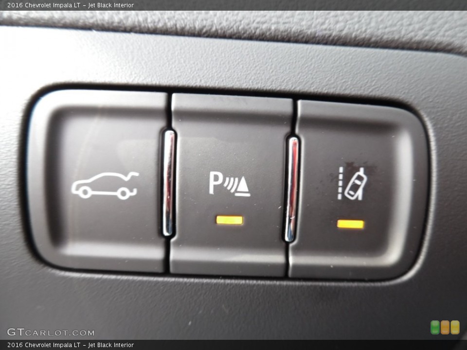 Jet Black Interior Controls for the 2016 Chevrolet Impala LT #108634466
