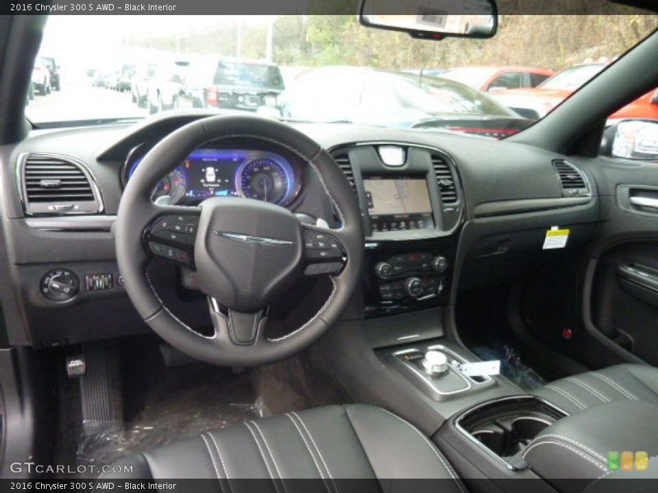 Black Interior Prime Interior for the 2016 Chrysler 300 S AWD #108644196