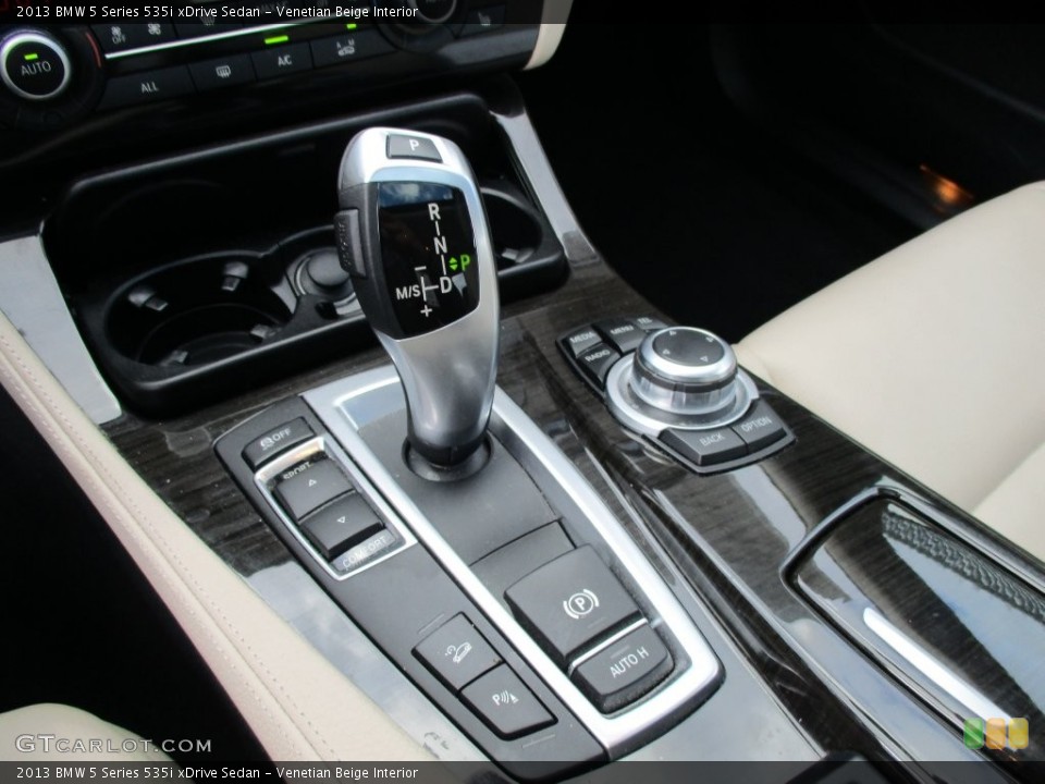 Venetian Beige Interior Transmission for the 2013 BMW 5 Series 535i xDrive Sedan #108647160