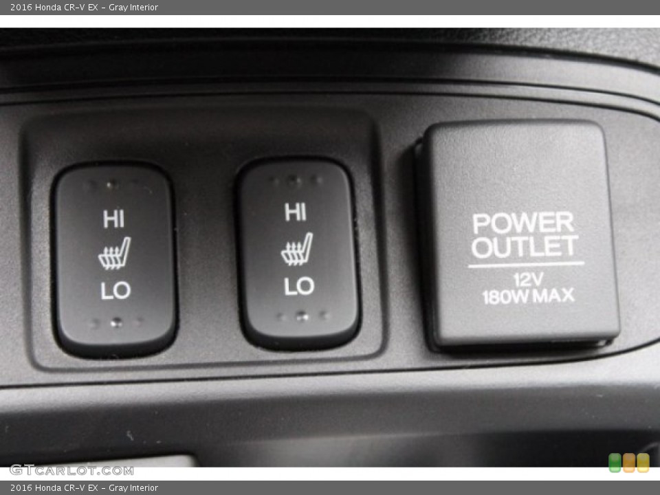 Gray Interior Controls for the 2016 Honda CR-V EX #108660093