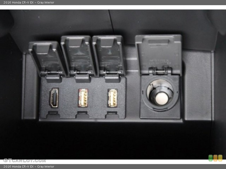 Gray Interior Controls for the 2016 Honda CR-V EX #108660111