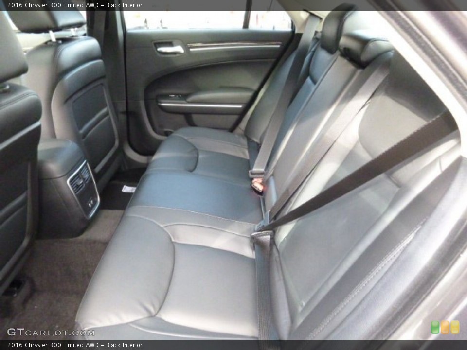 Black Interior Rear Seat for the 2016 Chrysler 300 Limited AWD #108671478