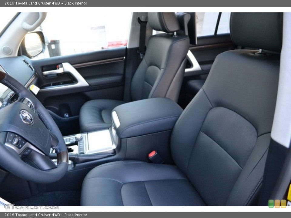 Black Interior Rear Seat for the 2016 Toyota Land Cruiser 4WD #108678310