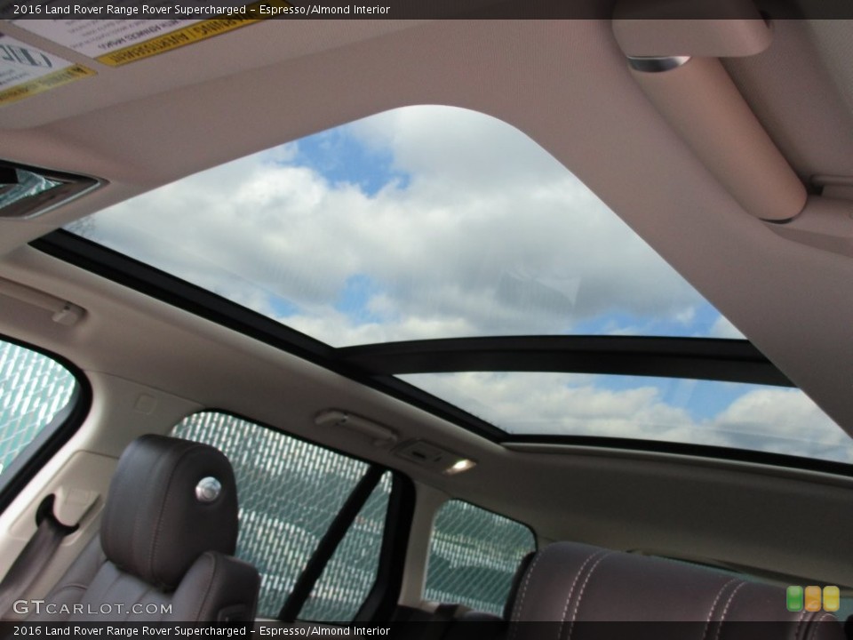 Espresso/Almond Interior Sunroof for the 2016 Land Rover Range Rover Supercharged #108679075