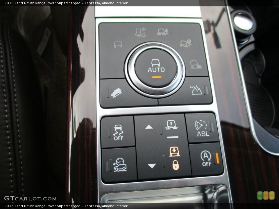 Espresso/Almond Interior Controls for the 2016 Land Rover Range Rover Supercharged #108679258