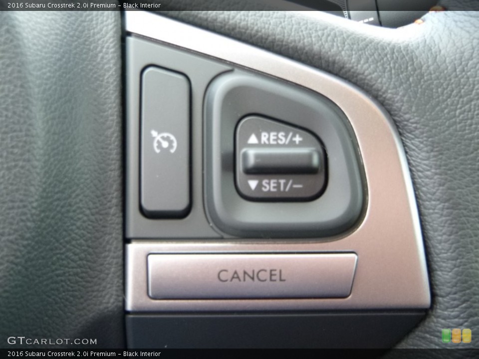 Black Interior Controls for the 2016 Subaru Crosstrek 2.0i Premium #108681235