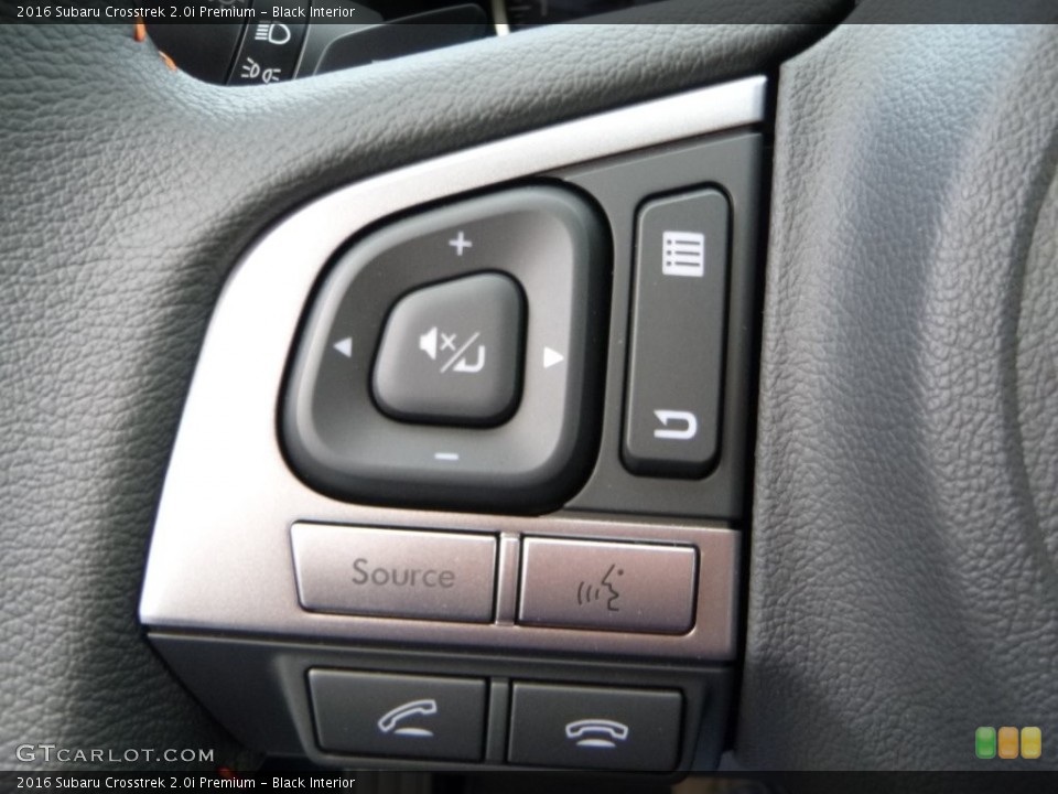 Black Interior Controls for the 2016 Subaru Crosstrek 2.0i Premium #108681259