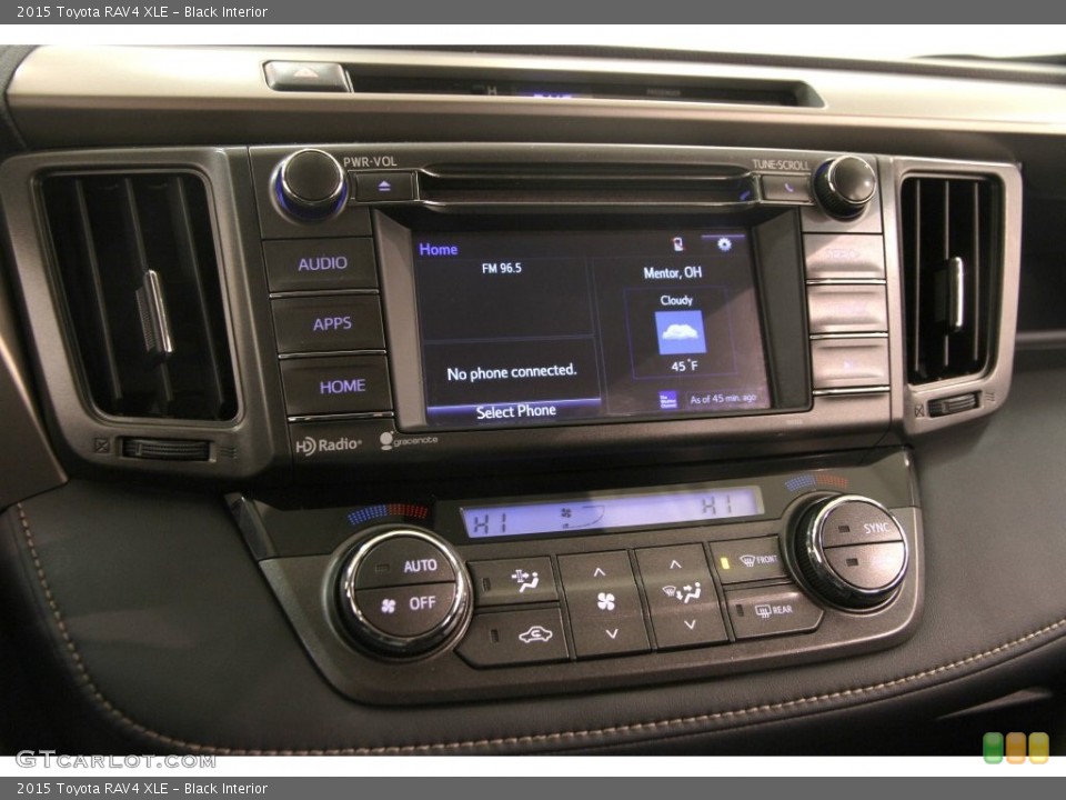 Black Interior Controls for the 2015 Toyota RAV4 XLE #108692635