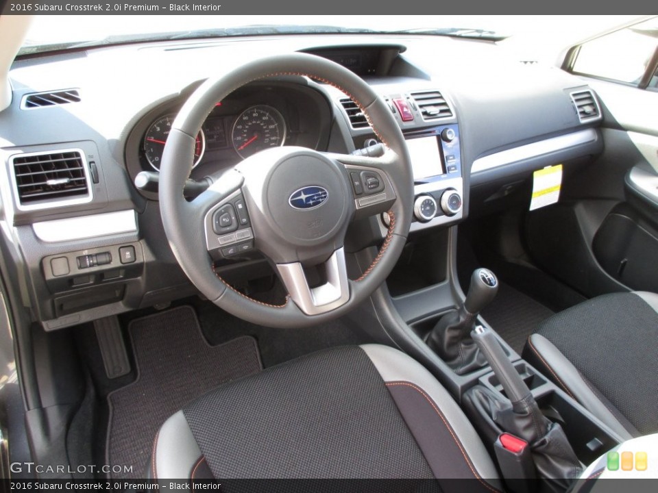 Black Interior Prime Interior for the 2016 Subaru Crosstrek 2.0i Premium #108700489