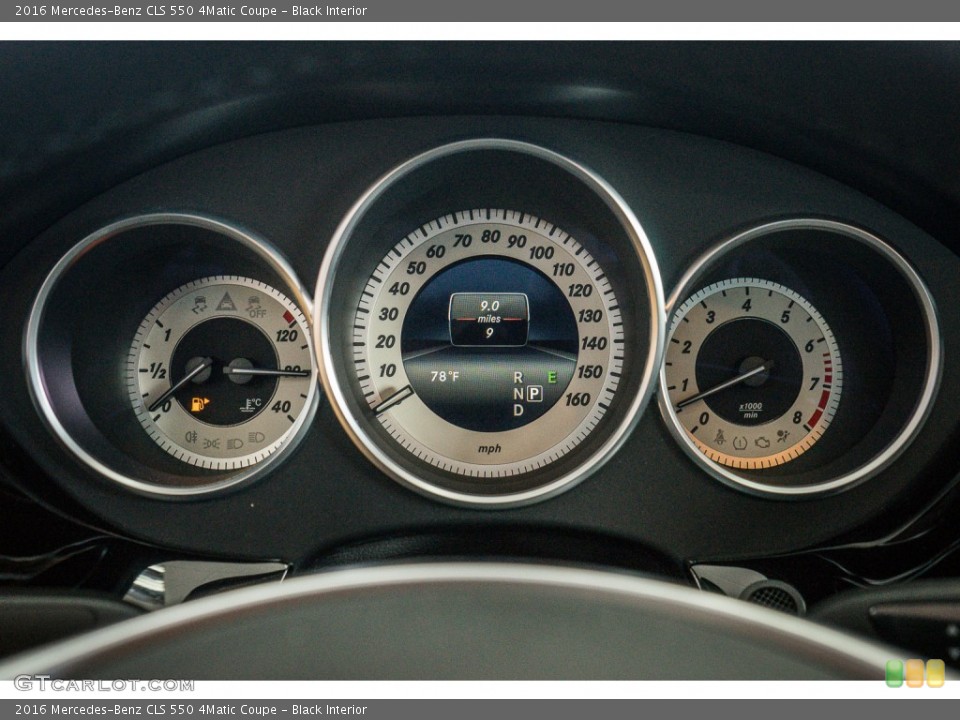 Black Interior Gauges for the 2016 Mercedes-Benz CLS 550 4Matic Coupe #108709737