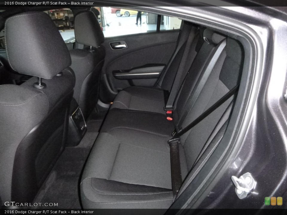 Black Interior Rear Seat for the 2016 Dodge Charger R/T Scat Pack #108721600
