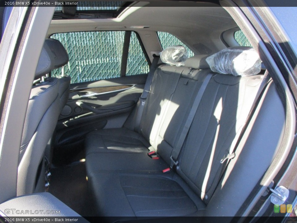 Black Interior Rear Seat for the 2016 BMW X5 xDrive40e #108739588