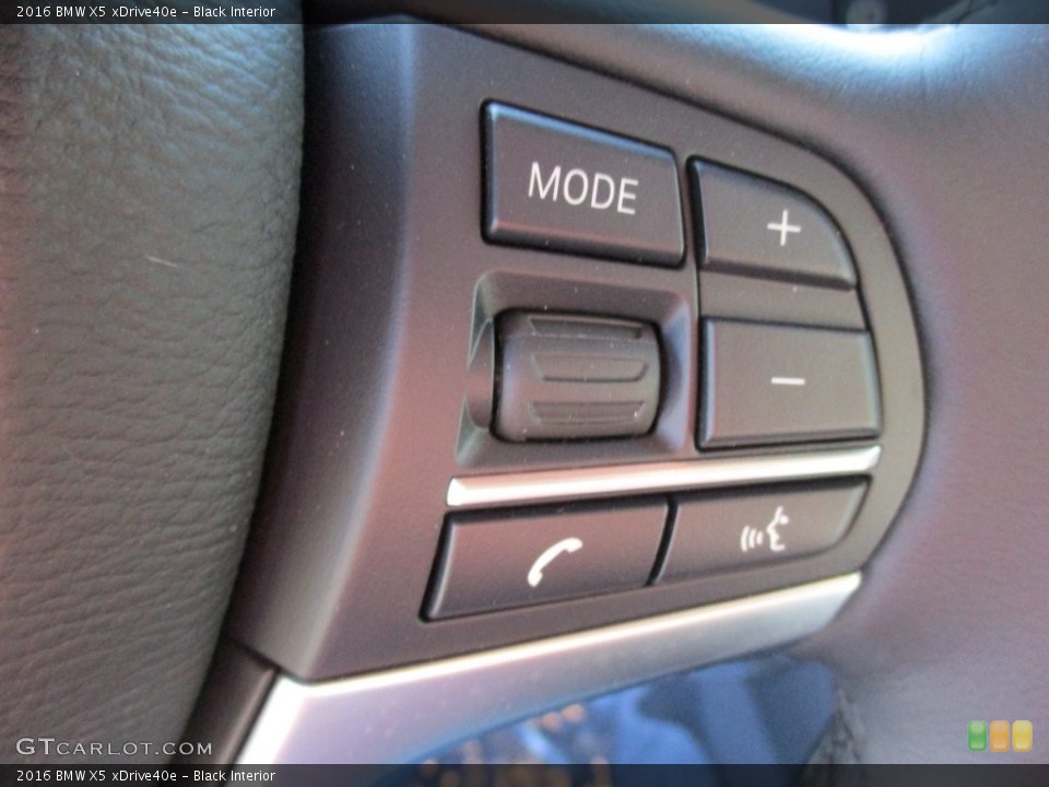 Black Interior Controls for the 2016 BMW X5 xDrive40e #108739748