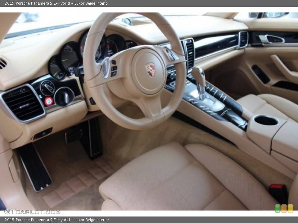 Luxor Beige 2015 Porsche Panamera Interiors