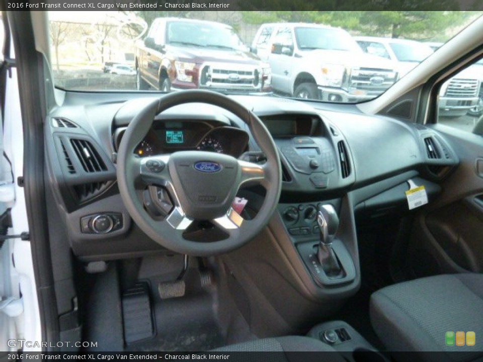 Charcoal Black 2016 Ford Transit Connect Interiors