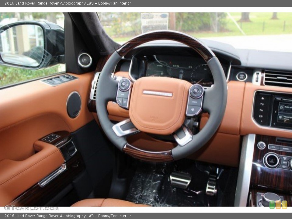 Ebony/Tan Interior Steering Wheel for the 2016 Land Rover Range Rover Autobiography LWB #108756637