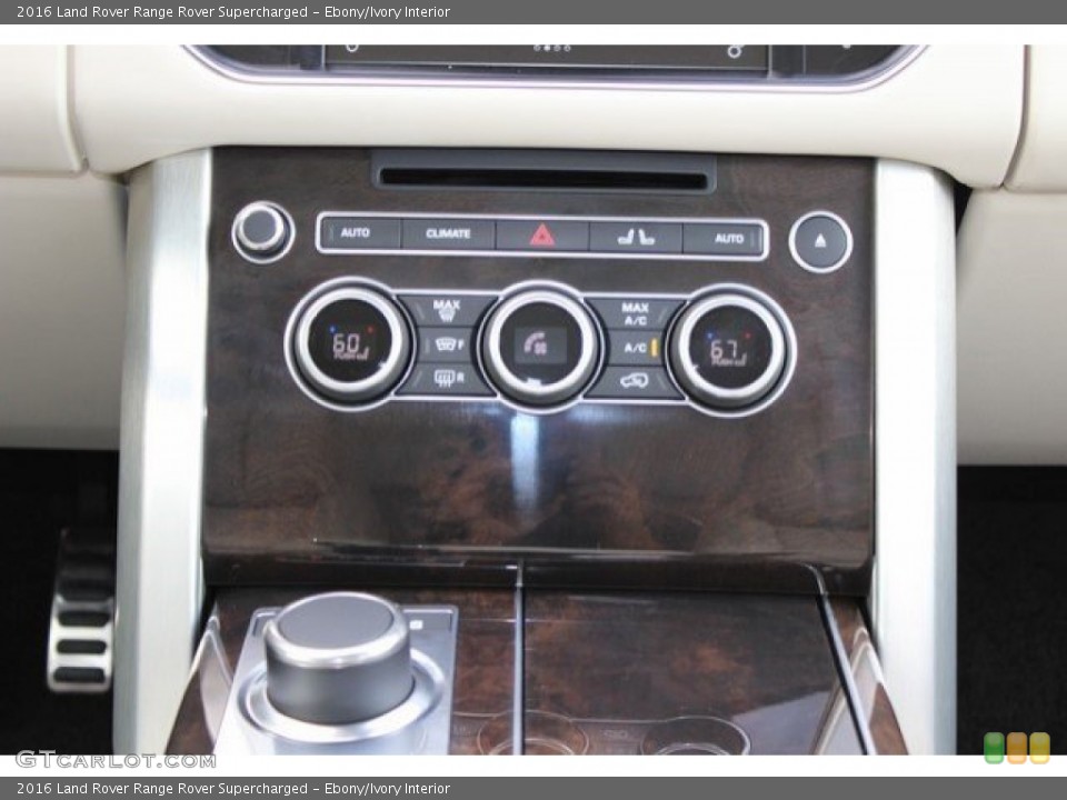 Ebony/Ivory Interior Controls for the 2016 Land Rover Range Rover Supercharged #108757156