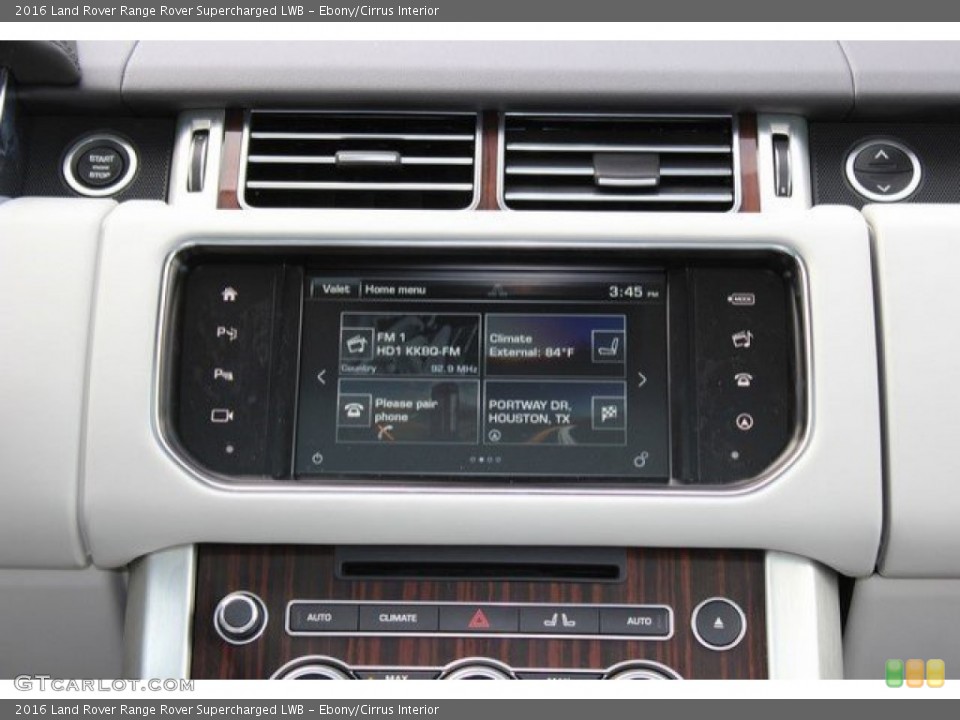 Ebony/Cirrus Interior Controls for the 2016 Land Rover Range Rover Supercharged LWB #108757945