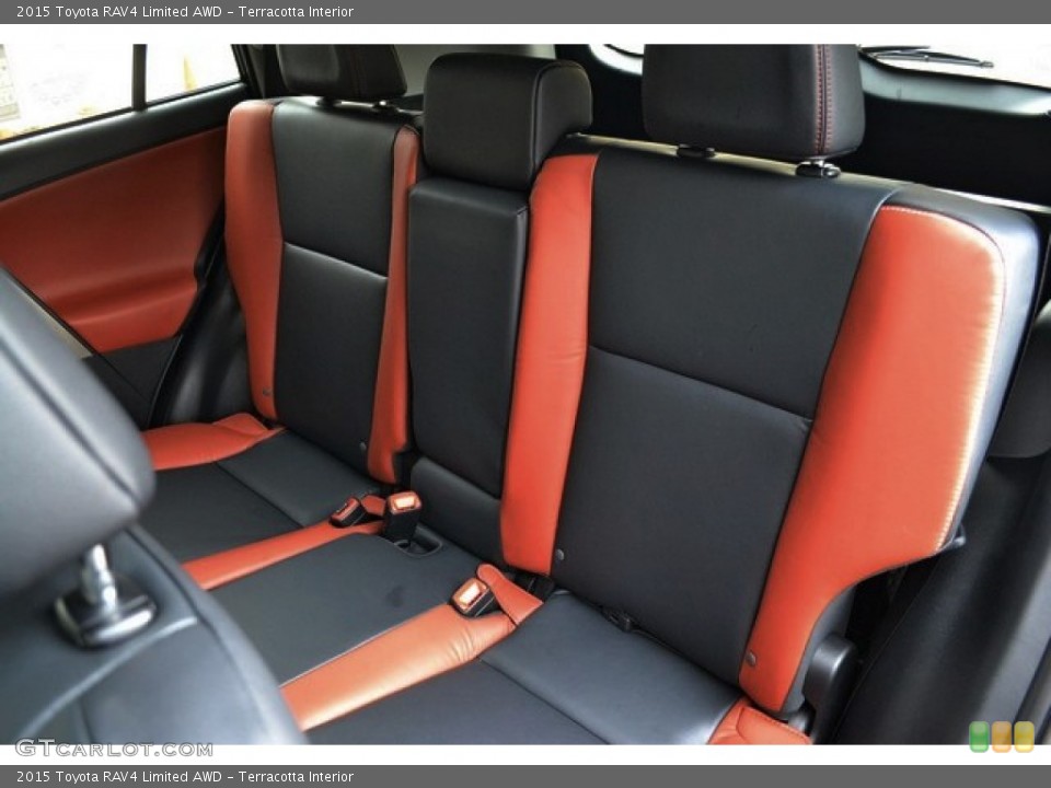 Terracotta Interior Rear Seat for the 2015 Toyota RAV4 Limited AWD #108766987