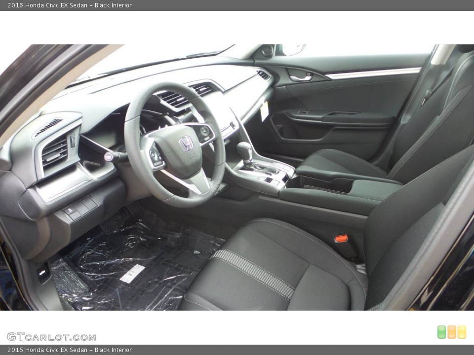Black Interior Photo for the 2016 Honda Civic EX Sedan #108768643