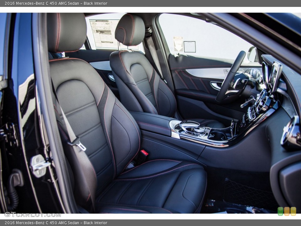 Black Interior Photo for the 2016 Mercedes-Benz C 450 AMG Sedan #108778600