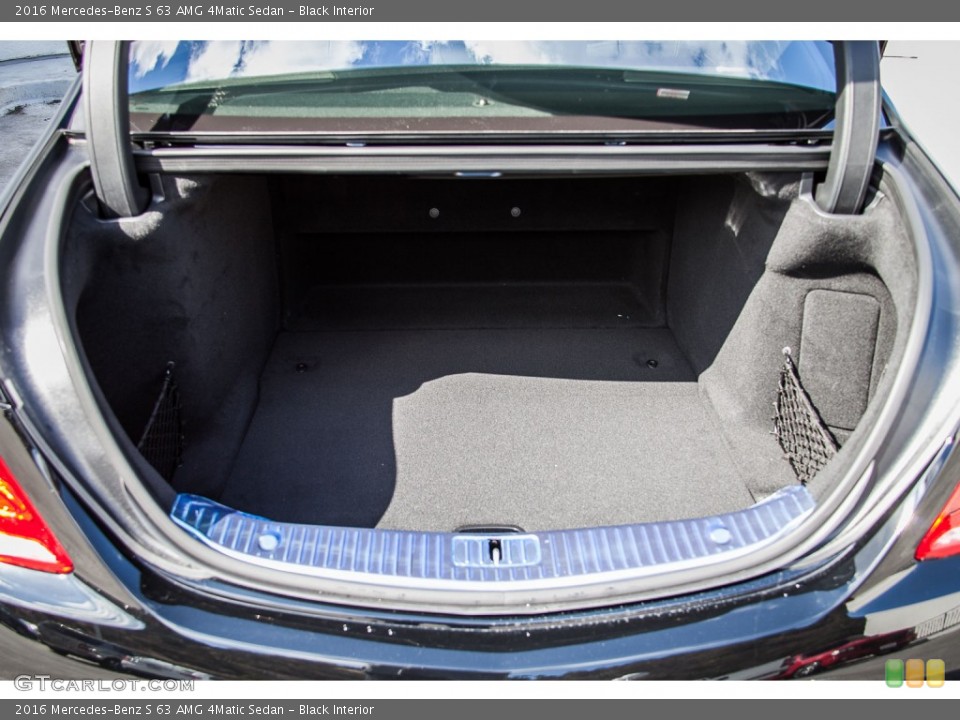 Black Interior Trunk for the 2016 Mercedes-Benz S 63 AMG 4Matic Sedan #108779434
