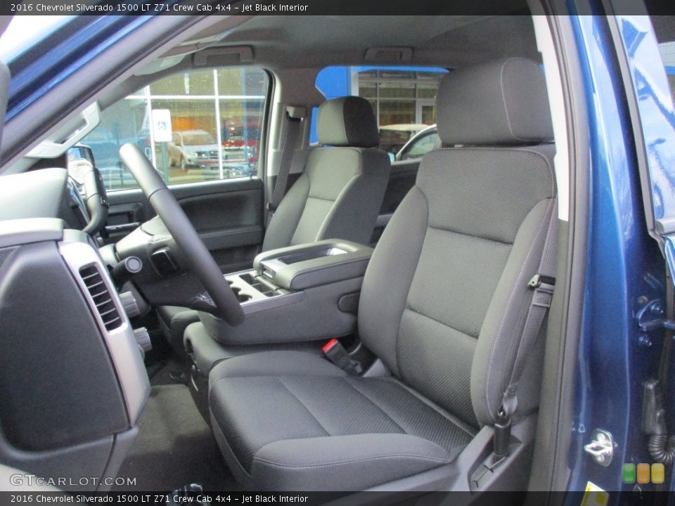 Jet Black Interior Front Seat for the 2016 Chevrolet Silverado 1500 LT Z71 Crew Cab 4x4 #108780793