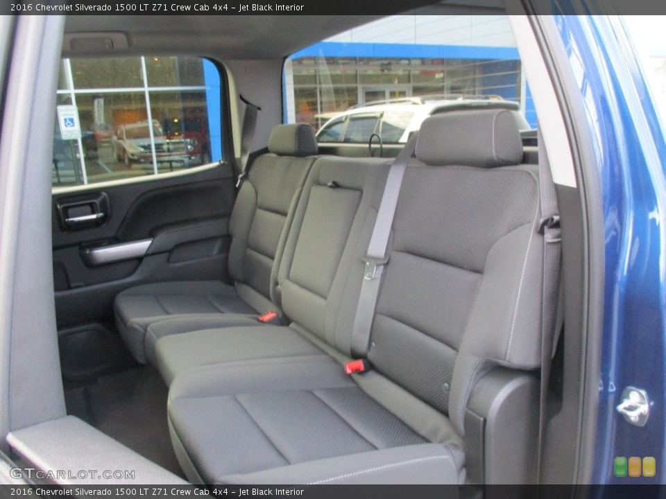 Jet Black Interior Rear Seat for the 2016 Chevrolet Silverado 1500 LT Z71 Crew Cab 4x4 #108780811