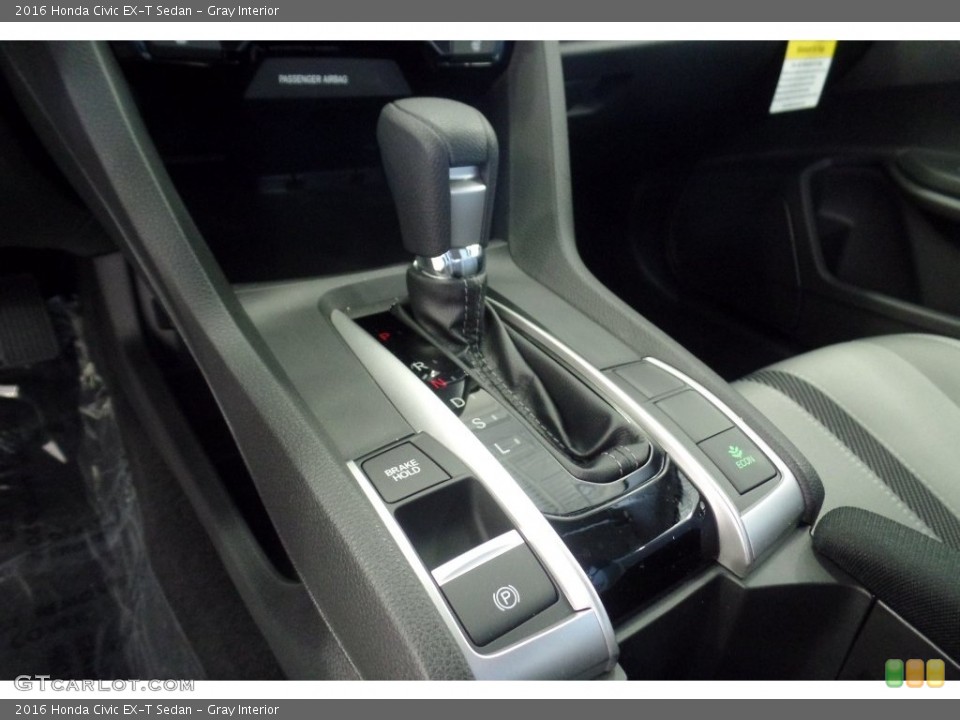 Gray Interior Transmission for the 2016 Honda Civic EX-T Sedan #108783667