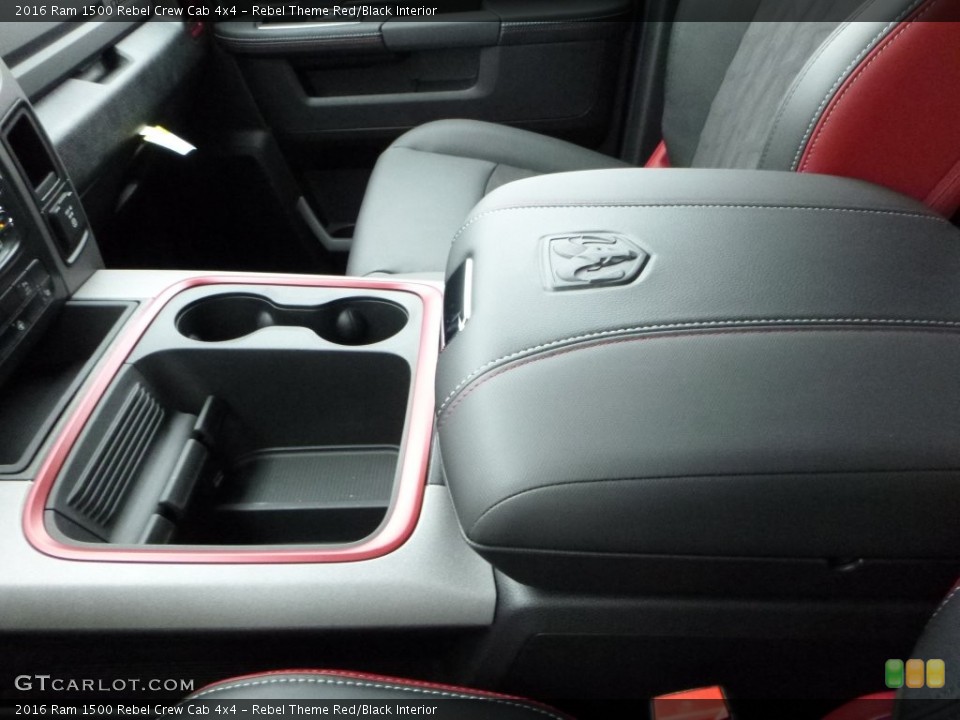 Rebel Theme Red/Black Interior Photo for the 2016 Ram 1500 Rebel Crew Cab 4x4 #108785548