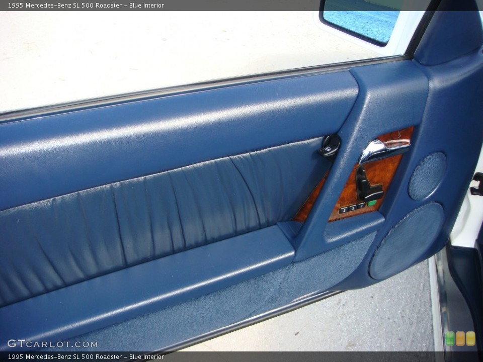 Blue Interior Door Panel for the 1995 Mercedes-Benz SL 500 Roadster #108789622