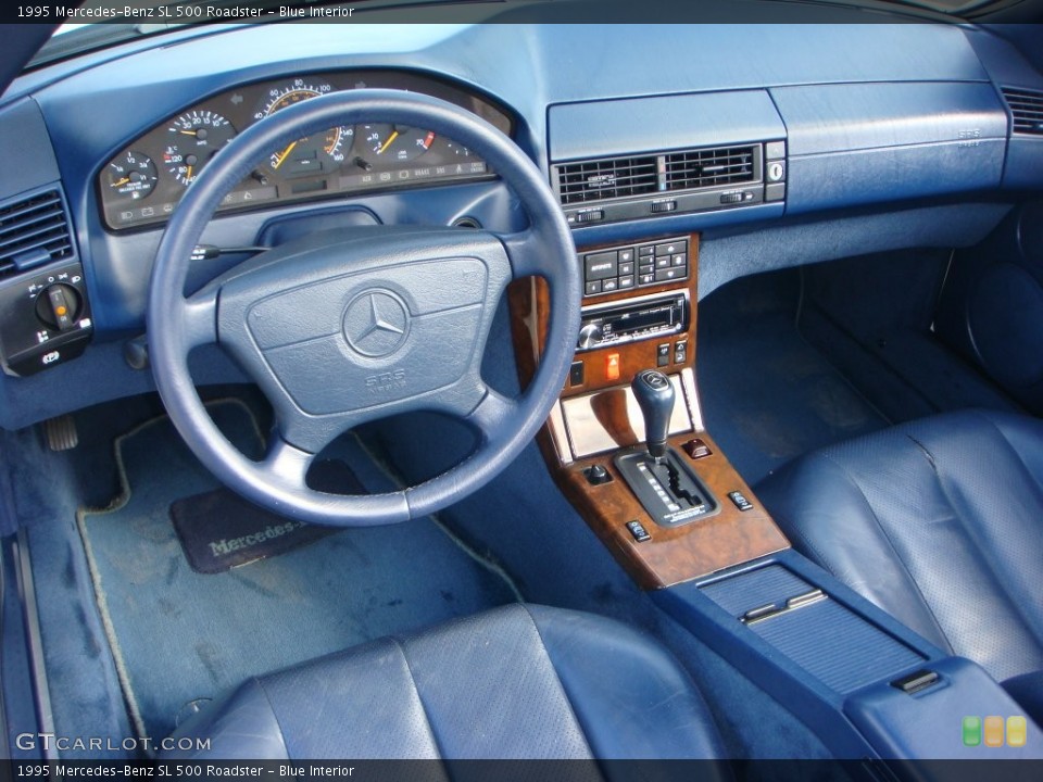 Blue 1995 Mercedes-Benz SL Interiors