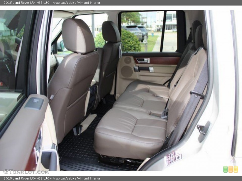 Arabica/Arabica/Almond Interior Rear Seat for the 2016 Land Rover LR4 HSE LUX #108790645
