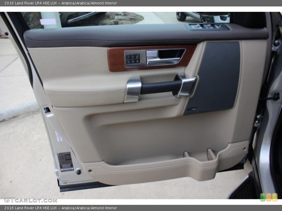 Arabica/Arabica/Almond Interior Door Panel for the 2016 Land Rover LR4 HSE LUX #108790699
