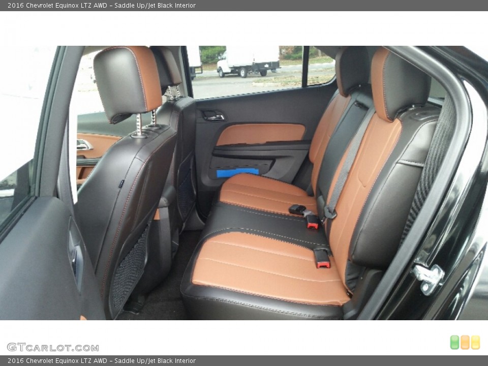 Saddle Up/Jet Black Interior Rear Seat for the 2016 Chevrolet Equinox LTZ AWD #108793429