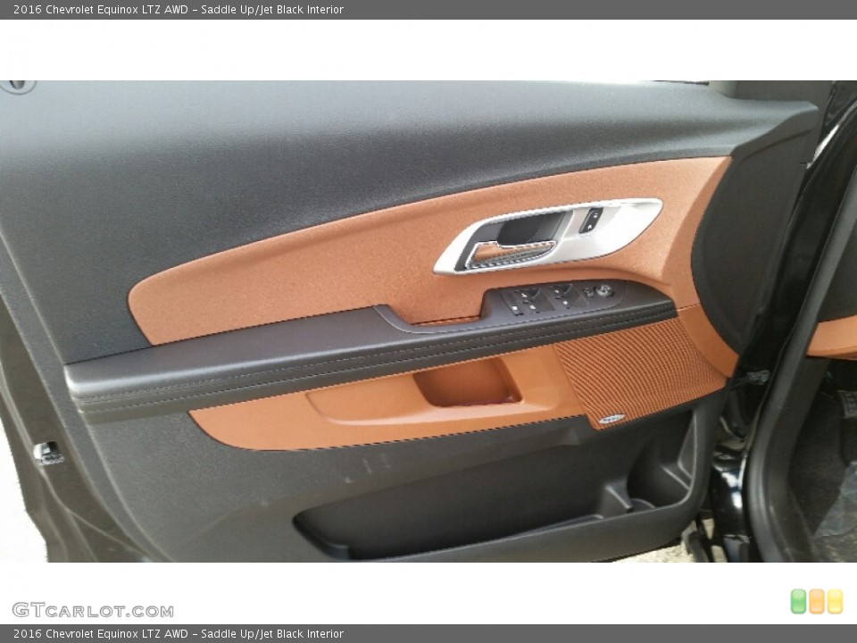 Saddle Up/Jet Black Interior Door Panel for the 2016 Chevrolet Equinox LTZ AWD #108793453