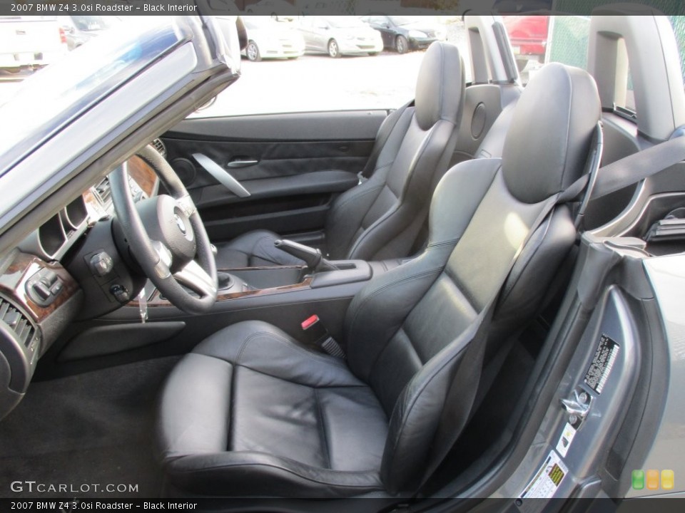 Black Interior Photo for the 2007 BMW Z4 3.0si Roadster #108799158