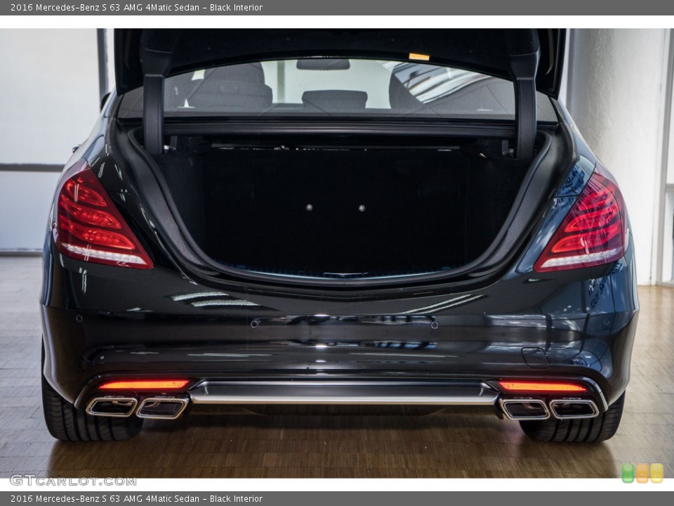 Black Interior Trunk for the 2016 Mercedes-Benz S 63 AMG 4Matic Sedan #108799407