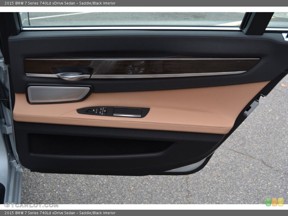 Saddle/Black Interior Door Panel for the 2015 BMW 7 Series 740Ld xDrive Sedan #108799644