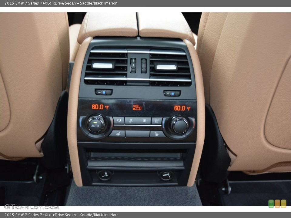 Saddle/Black Interior Controls for the 2015 BMW 7 Series 740Ld xDrive Sedan #108799683